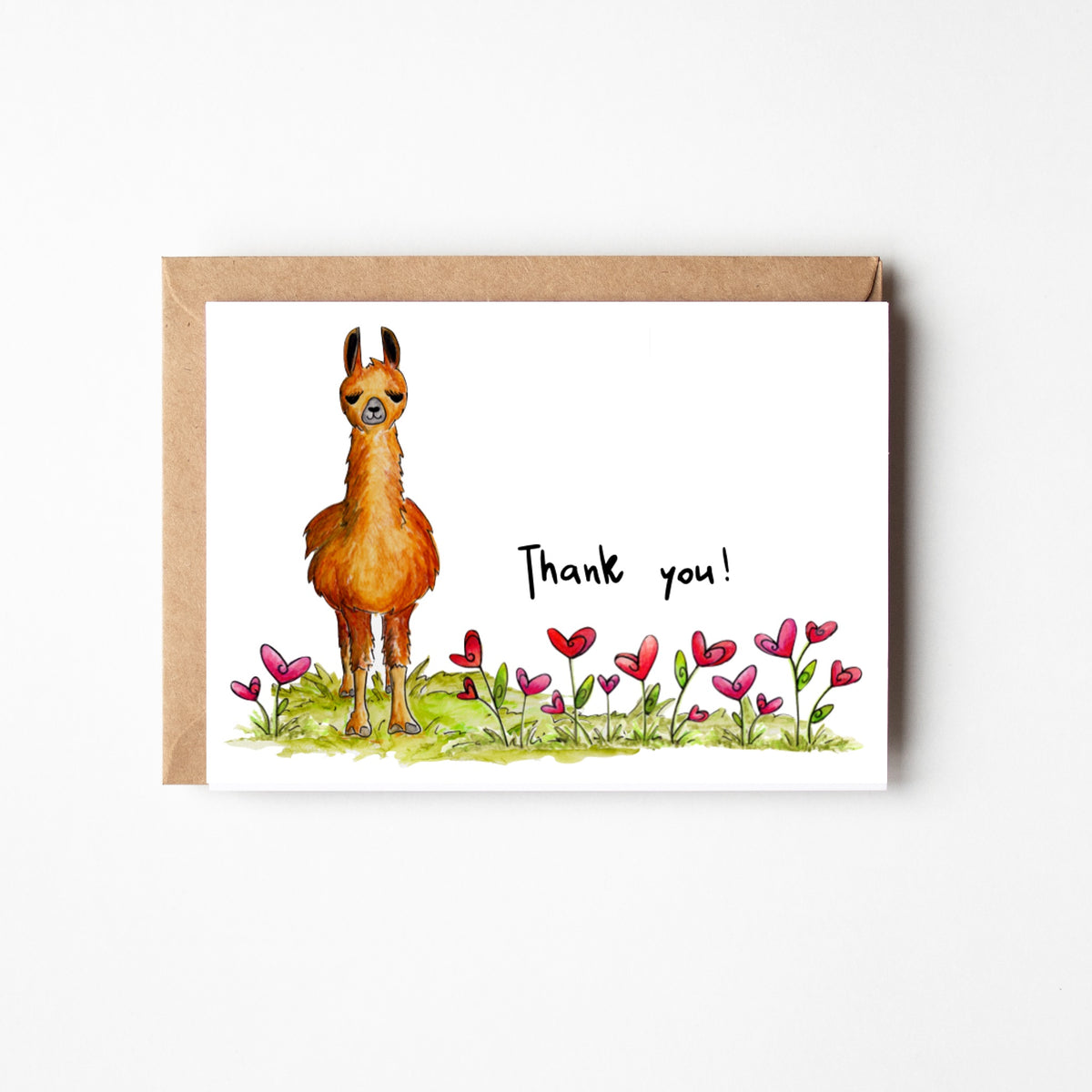 Llama Thank You Boxed Note Cards