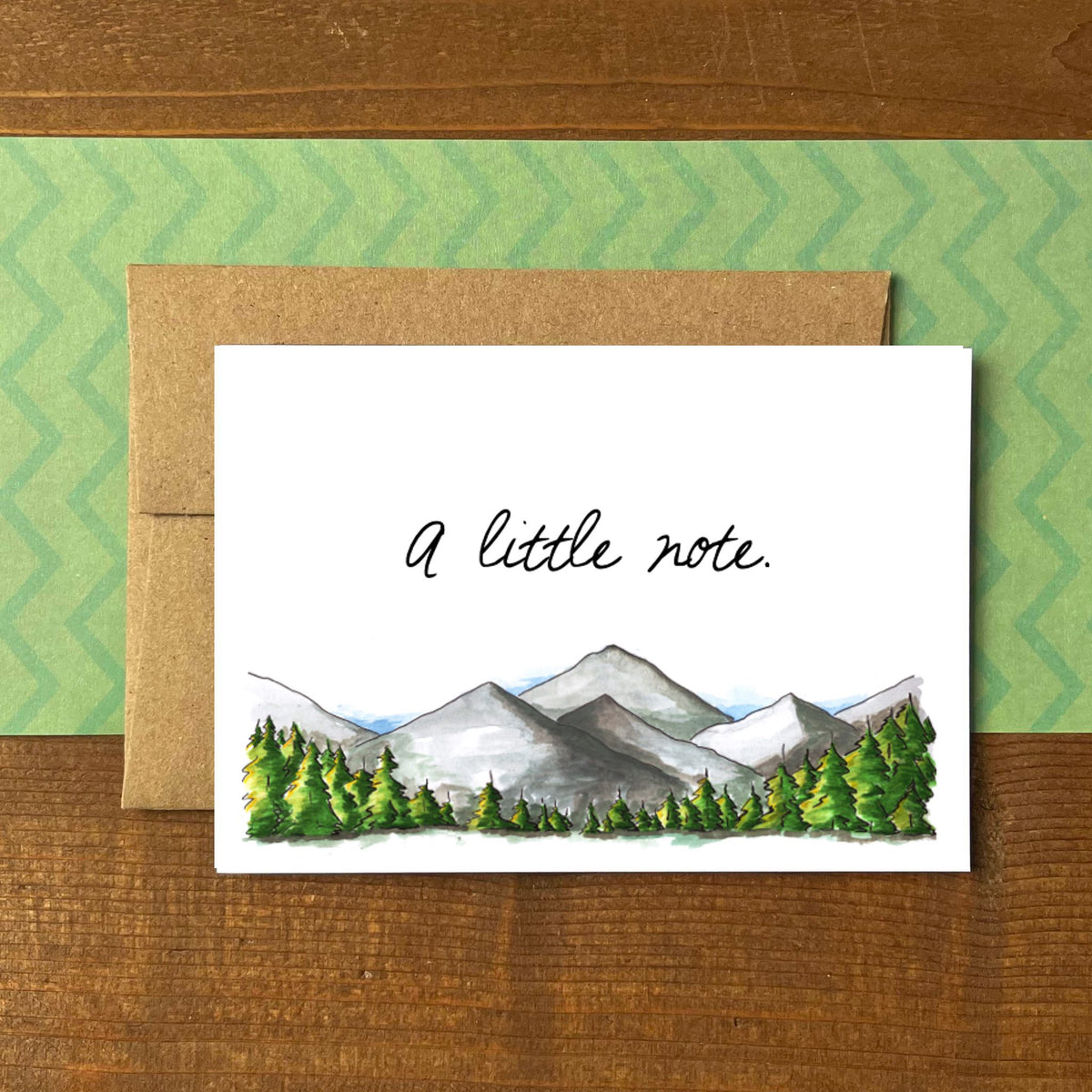 Mountain Range Little Note Boxed Note Cards