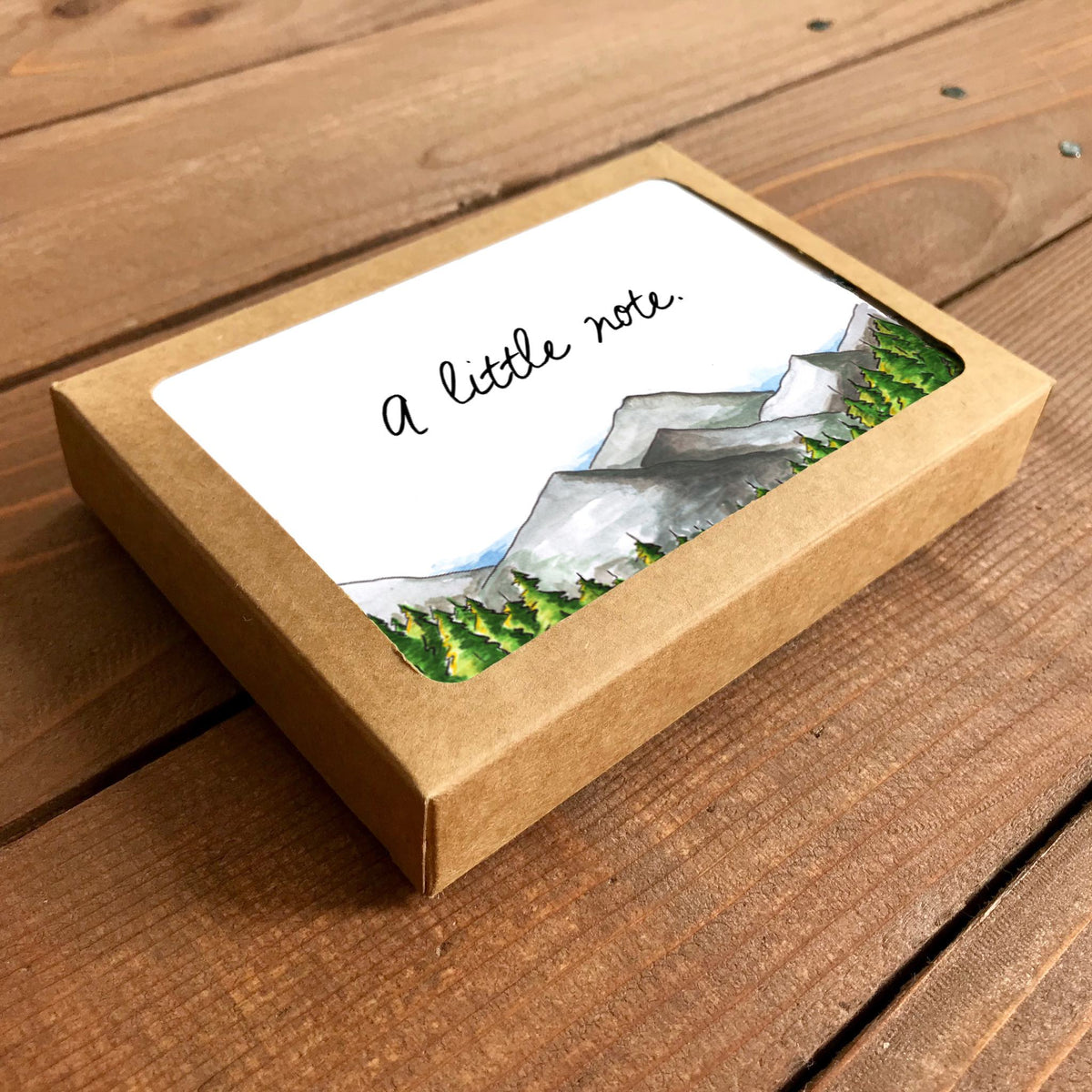 Mountain Range Little Note Boxed Note Cards