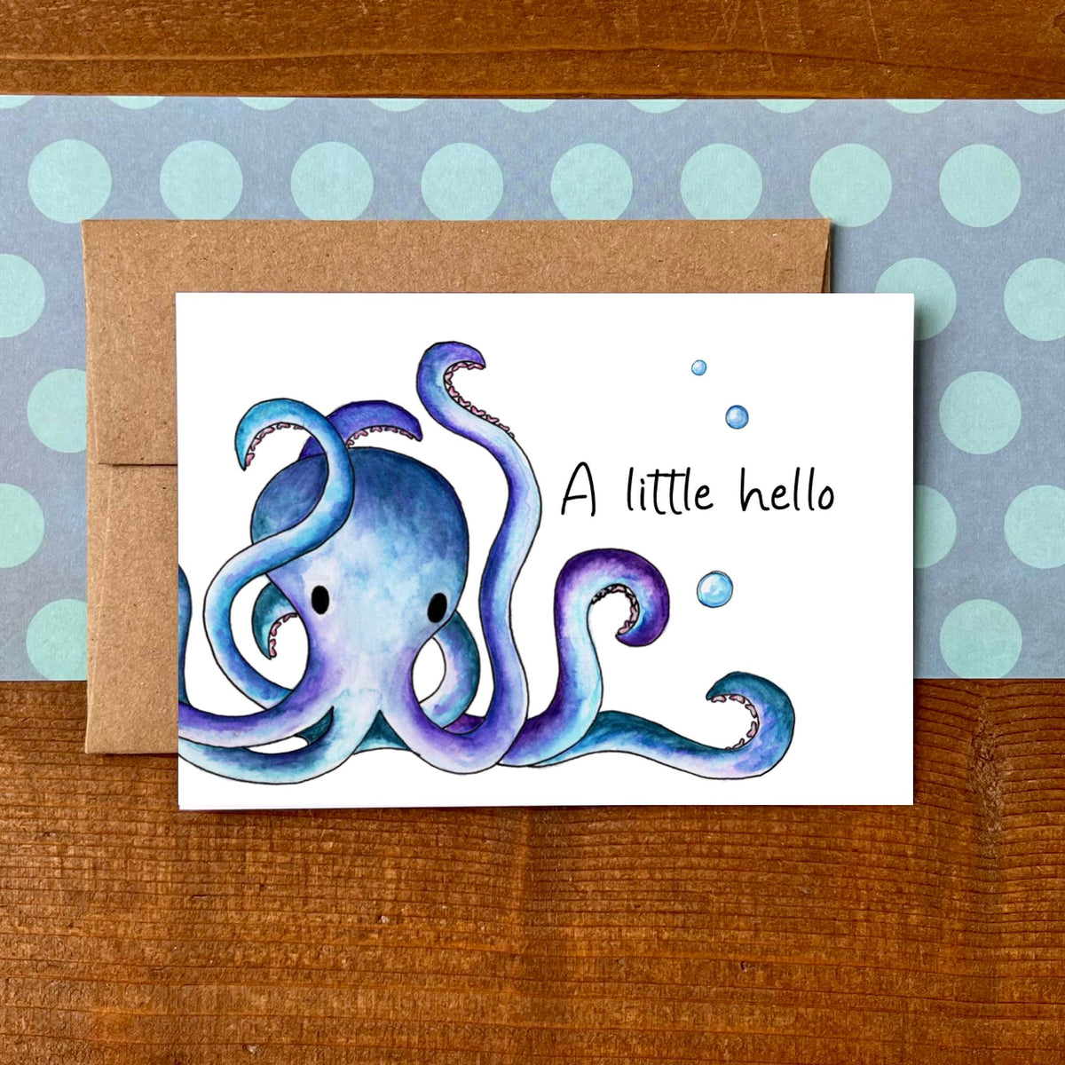 Octopus Little Hello Boxed Note Cards