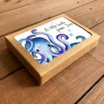 Load image into Gallery viewer, Octopus Personalized Boxed Note Cards
