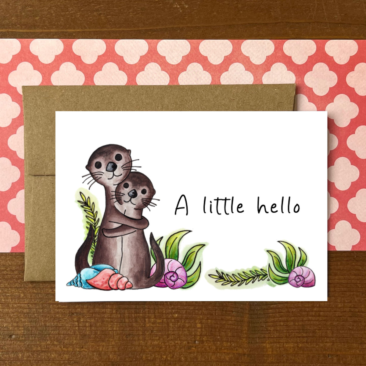 Otters Little Hello Boxed Note Cards