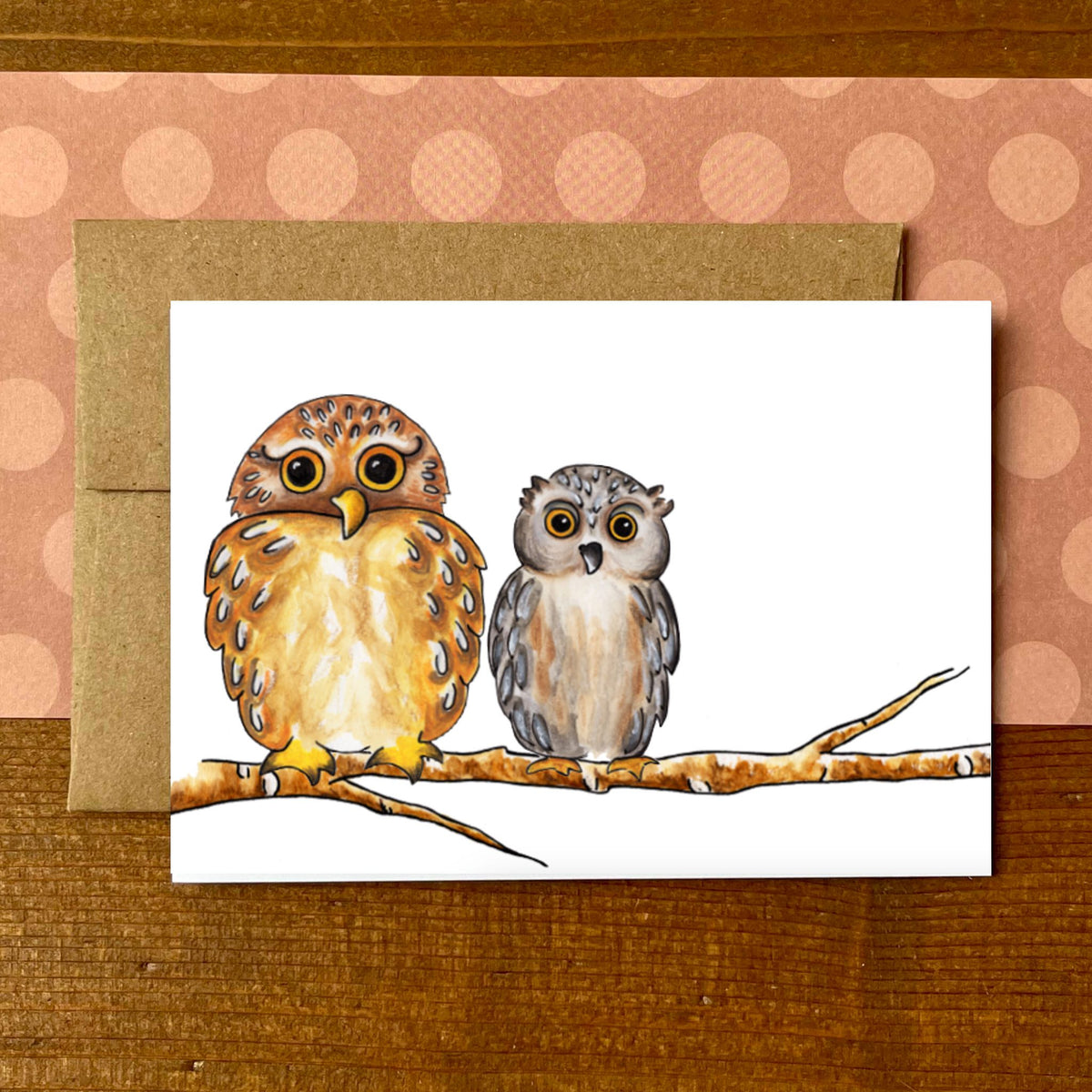 Owls Blank Boxed Note Cards