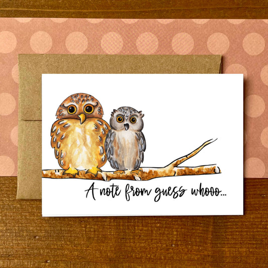 Owls Guess Whoo Boxed Note Cards