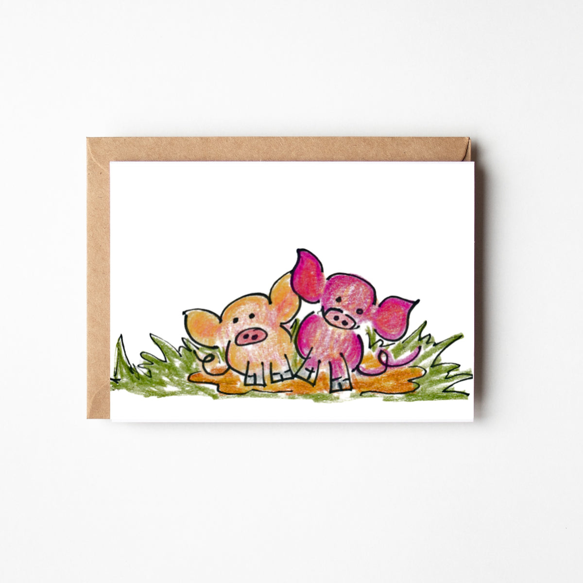 Pigs Blank Boxed Note Cards