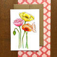 Load image into Gallery viewer, Poppies Blank Boxed Note Cards
