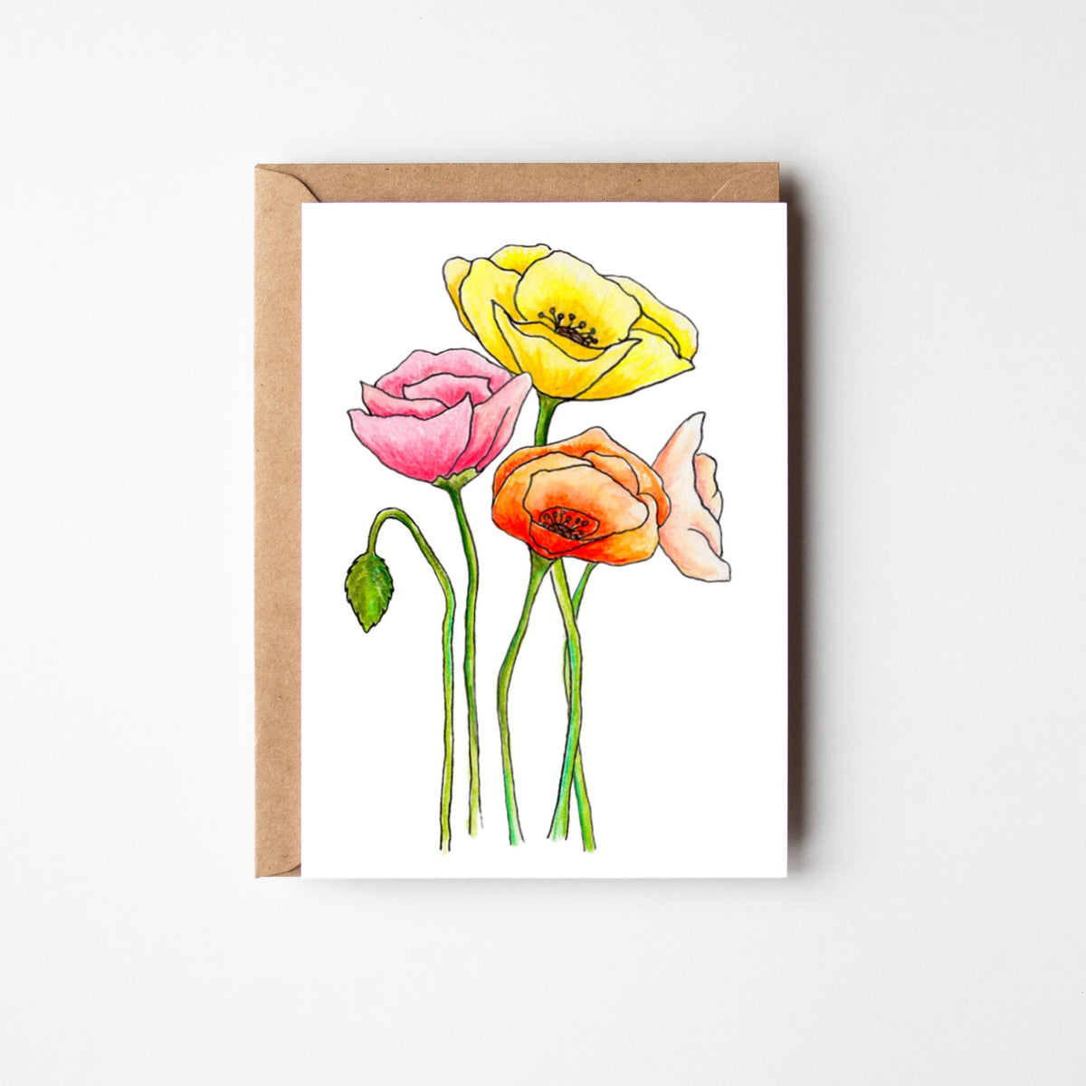 Poppies Blank Boxed Note Cards