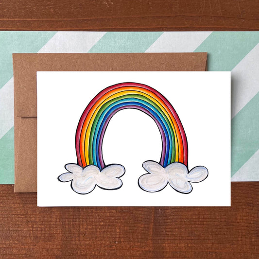 Rainbow Clouds Blank Boxed Note Cards