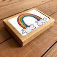 Load image into Gallery viewer, Rainbow Clouds Blank Boxed Note Cards

