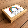 Load image into Gallery viewer, Rainbow Clouds Thank You Boxed Note Cards
