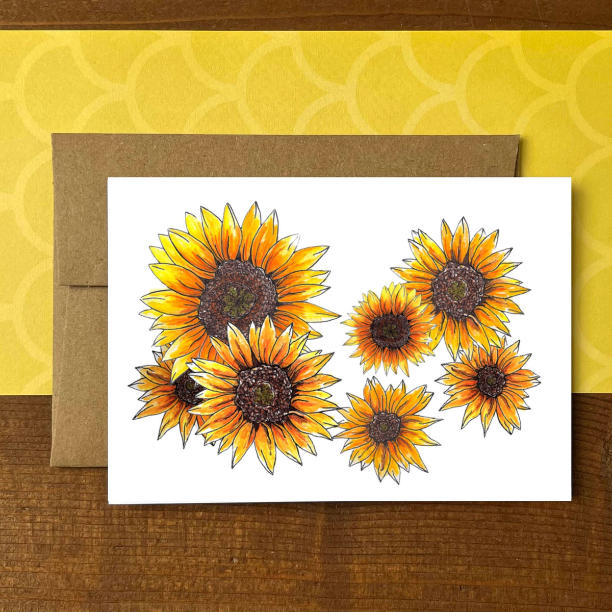 Sunflowers Blank Boxed Note Cards