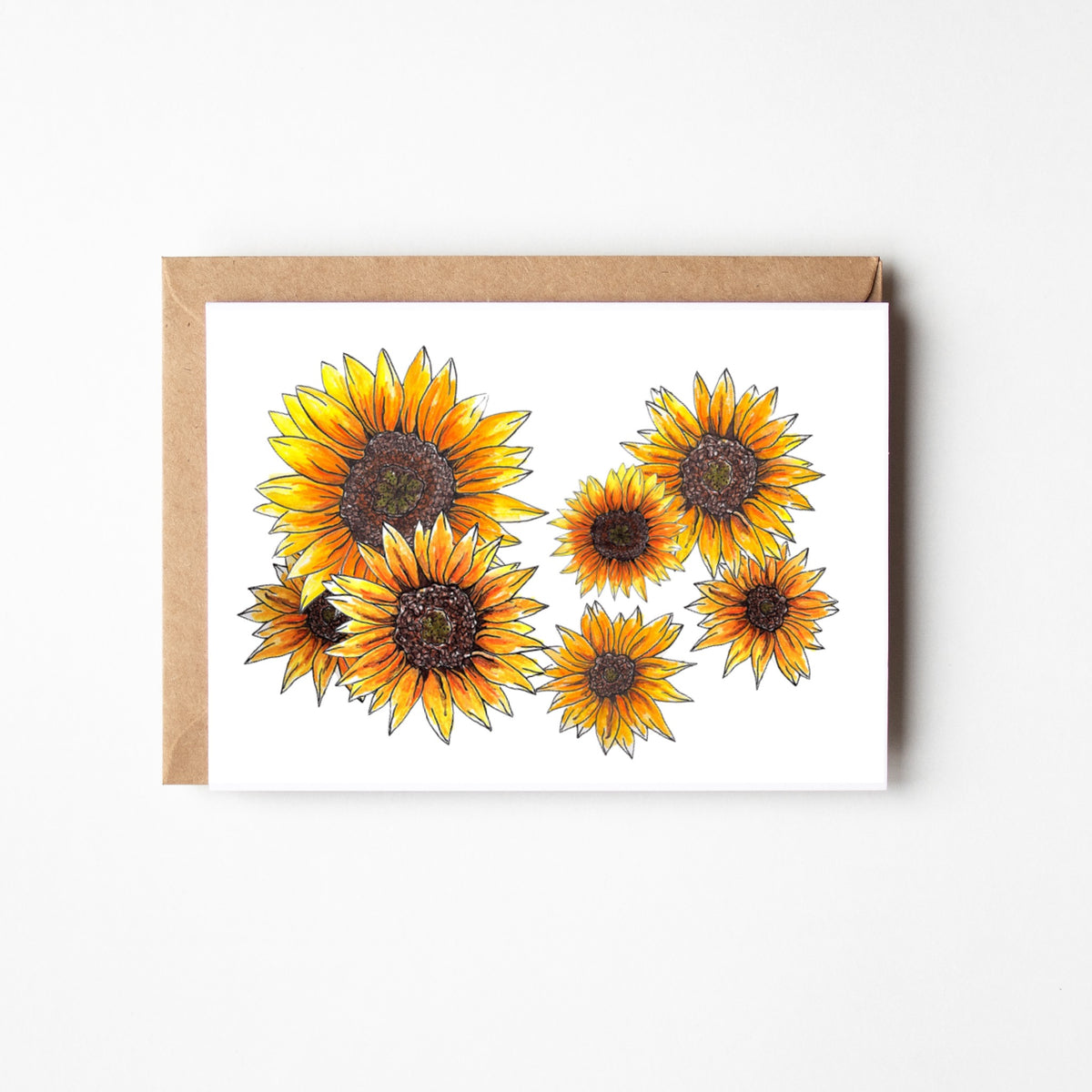Sunflowers Blank Boxed Note Cards