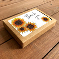 Load image into Gallery viewer, Sunflowers Thank You Boxed Note Cards
