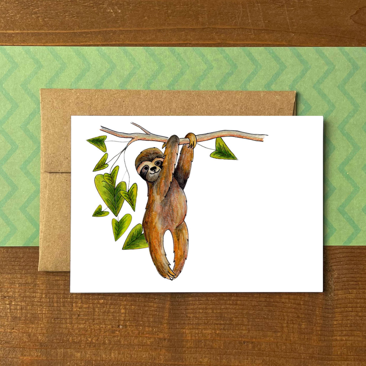 Sloth Blank Boxed Note Cards