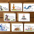 Load image into Gallery viewer, Valentine Animals Variety Boxed Note Cards
