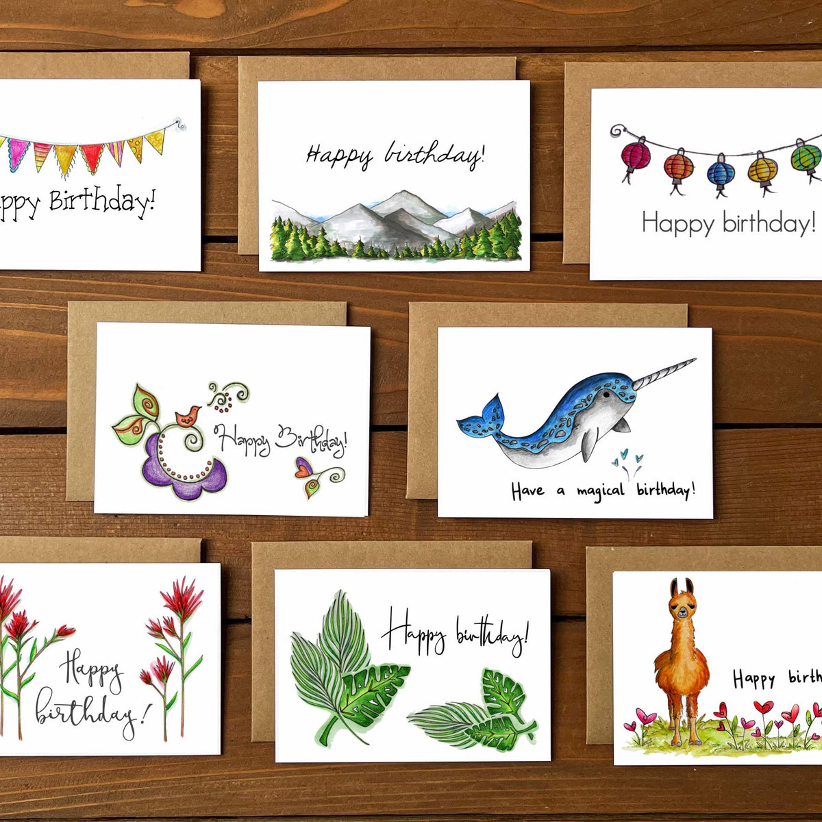 Birthday Variety Boxed Note Cards