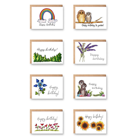 Birthday Cheer Variety Boxed Note Cards