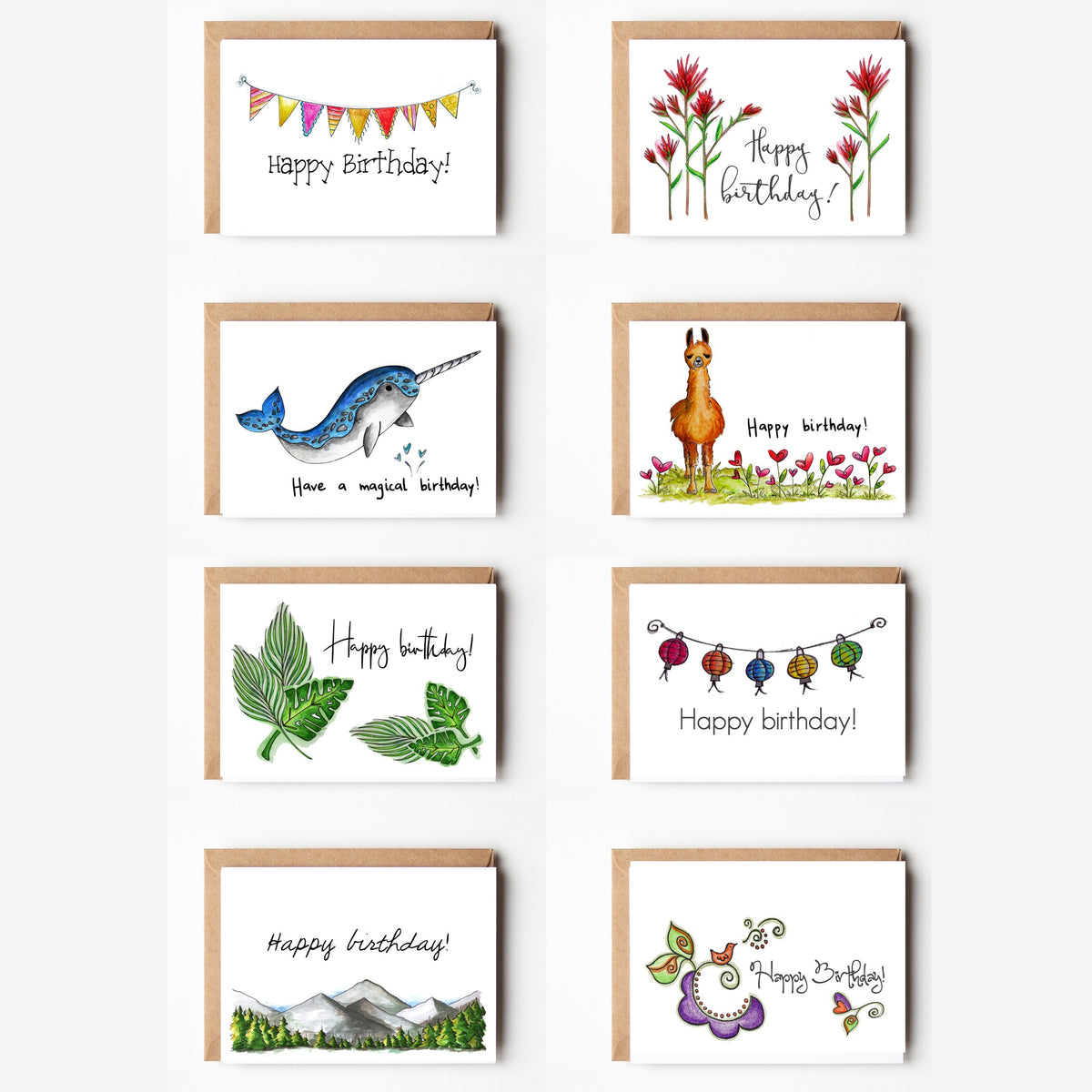 Birthday Variety Boxed Note Cards