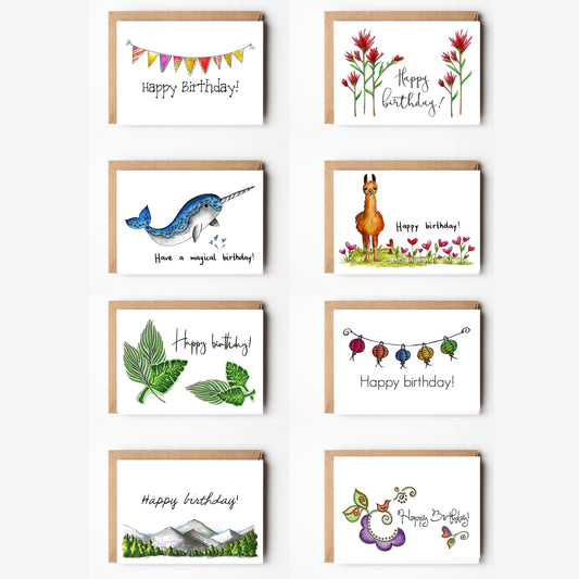 Birthday Variety Boxed Note Cards
