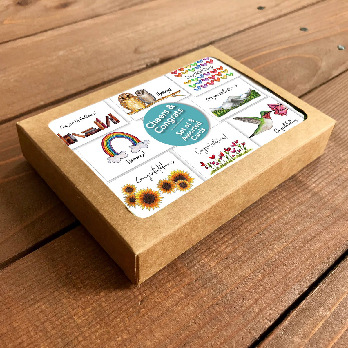 Cheers & Congrats Variety Boxed Note Cards