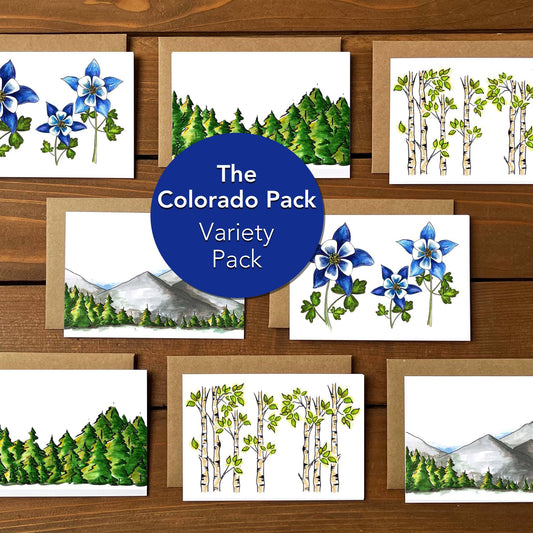 The Colorado Pack Blank Variety Pack Note Cards