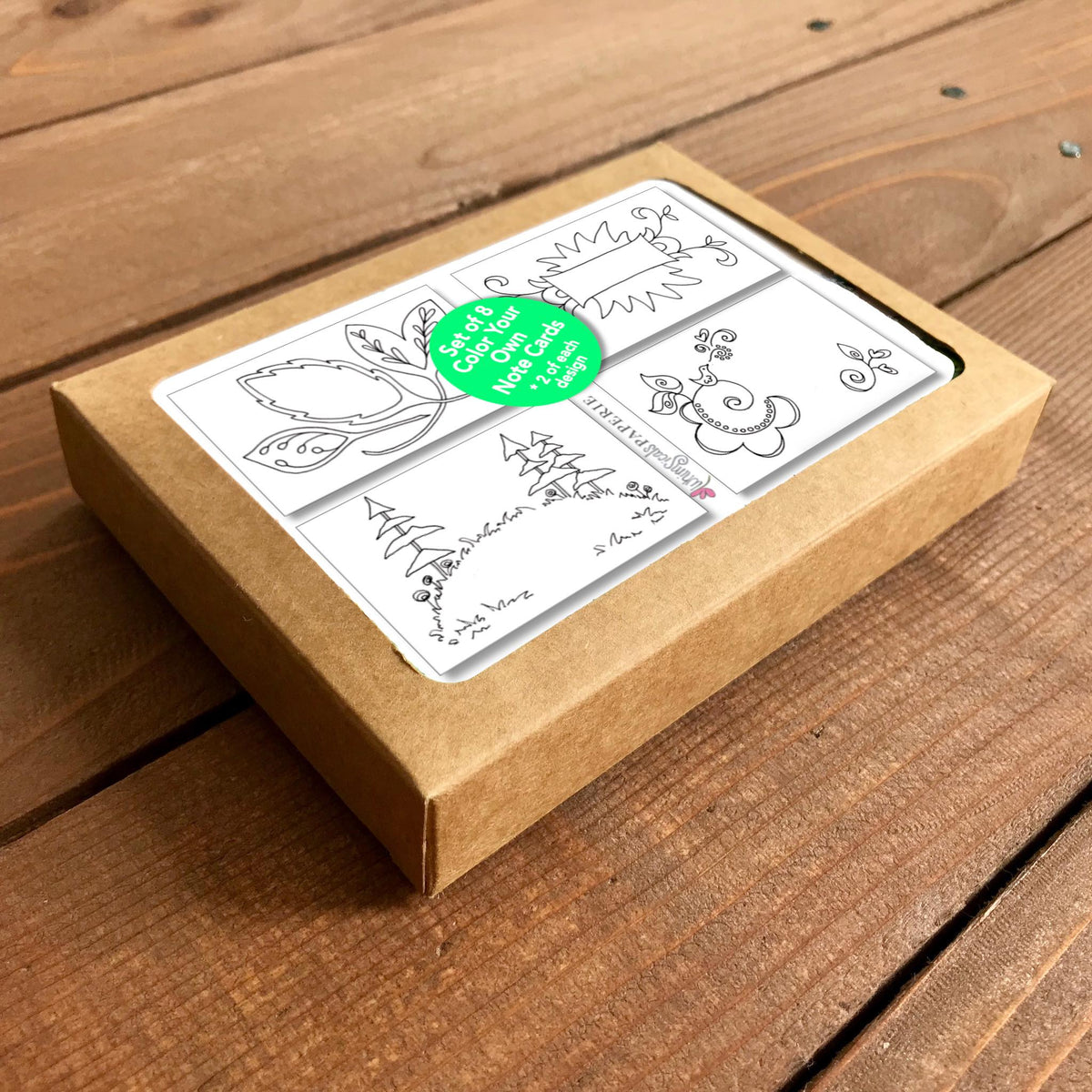 Color Your Own Blank Variety Boxed Note Cards