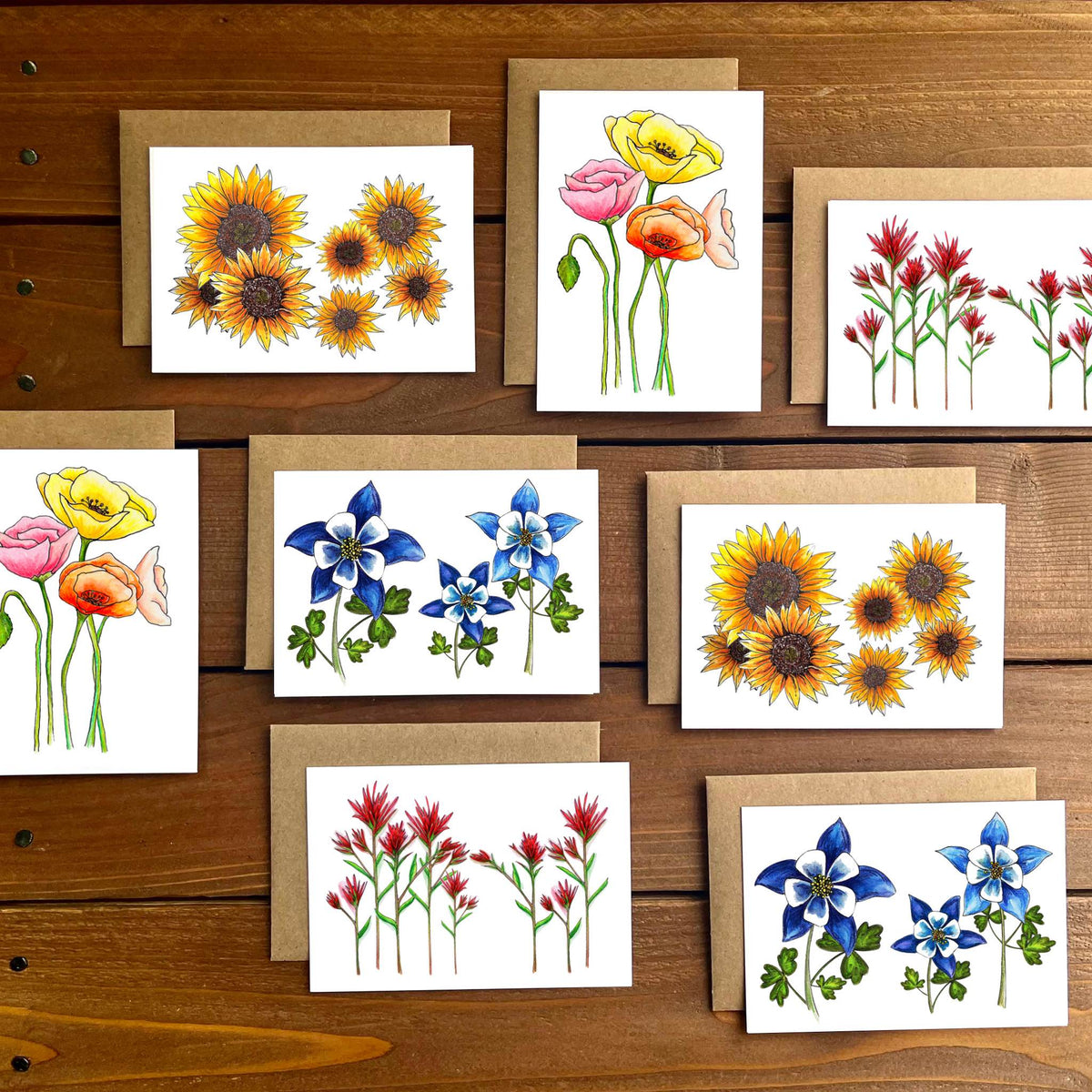 Flowers Blank Variety Boxed Note Cards
