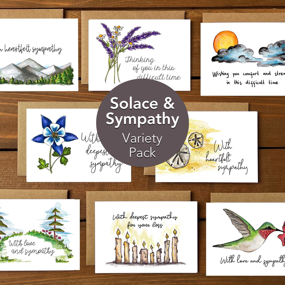 Solace & Sympathy Variety Boxed Note Cards