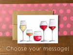 Wine Notecards | Choose Your Message - Boxed Set of 8