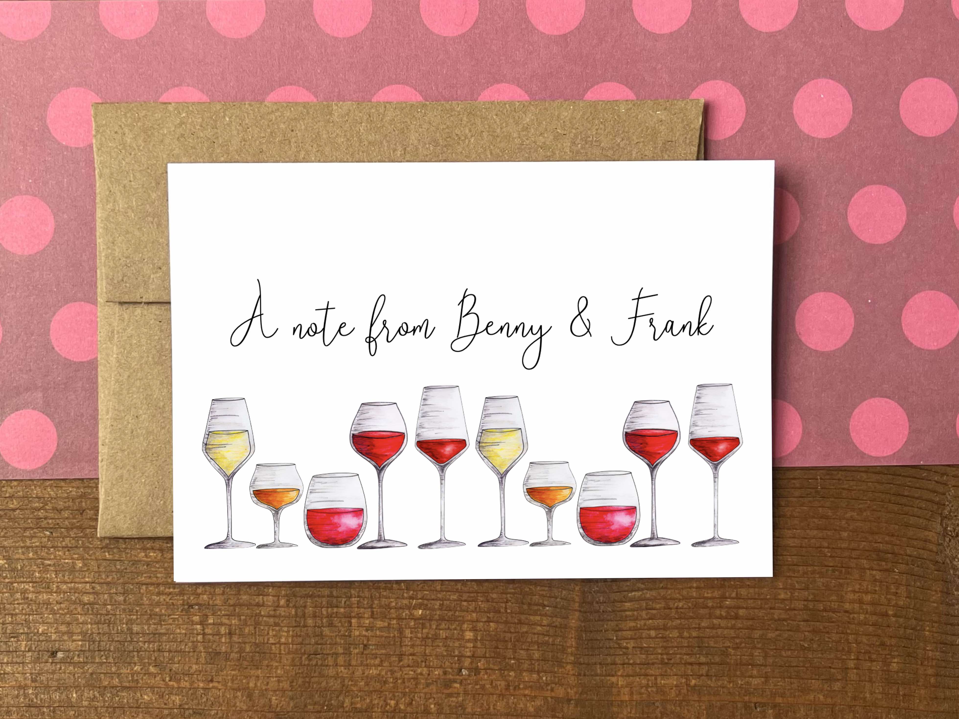 Wine Notecards | Choose Your Message - Boxed Set of 8