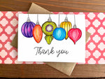 Colorful Ornaments Holiday Cards | Choose Your Message - Boxed Set of 8