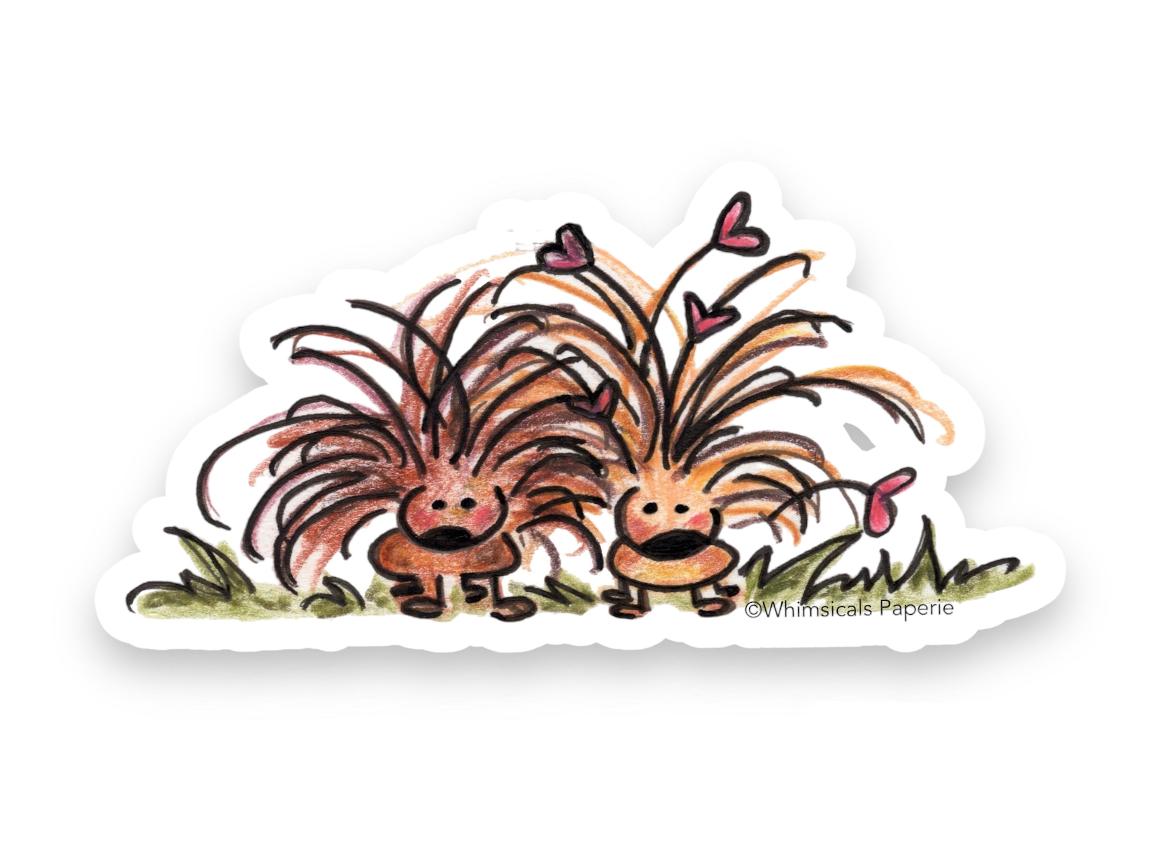 Porcupines Vinyl Sticker