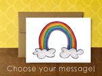 Rainbow Notecards | Choose Your Message - Boxed Set of 8