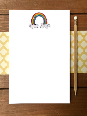 Rainbow Stationery Bundle | Note Cards + Notepad