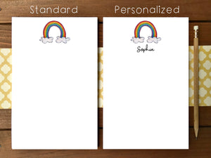 Rainbow Notepad - Personalization Available