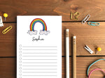 Rainbow To Do List Notepad - Magnetic | Double Sided Sheets | Personalization Available