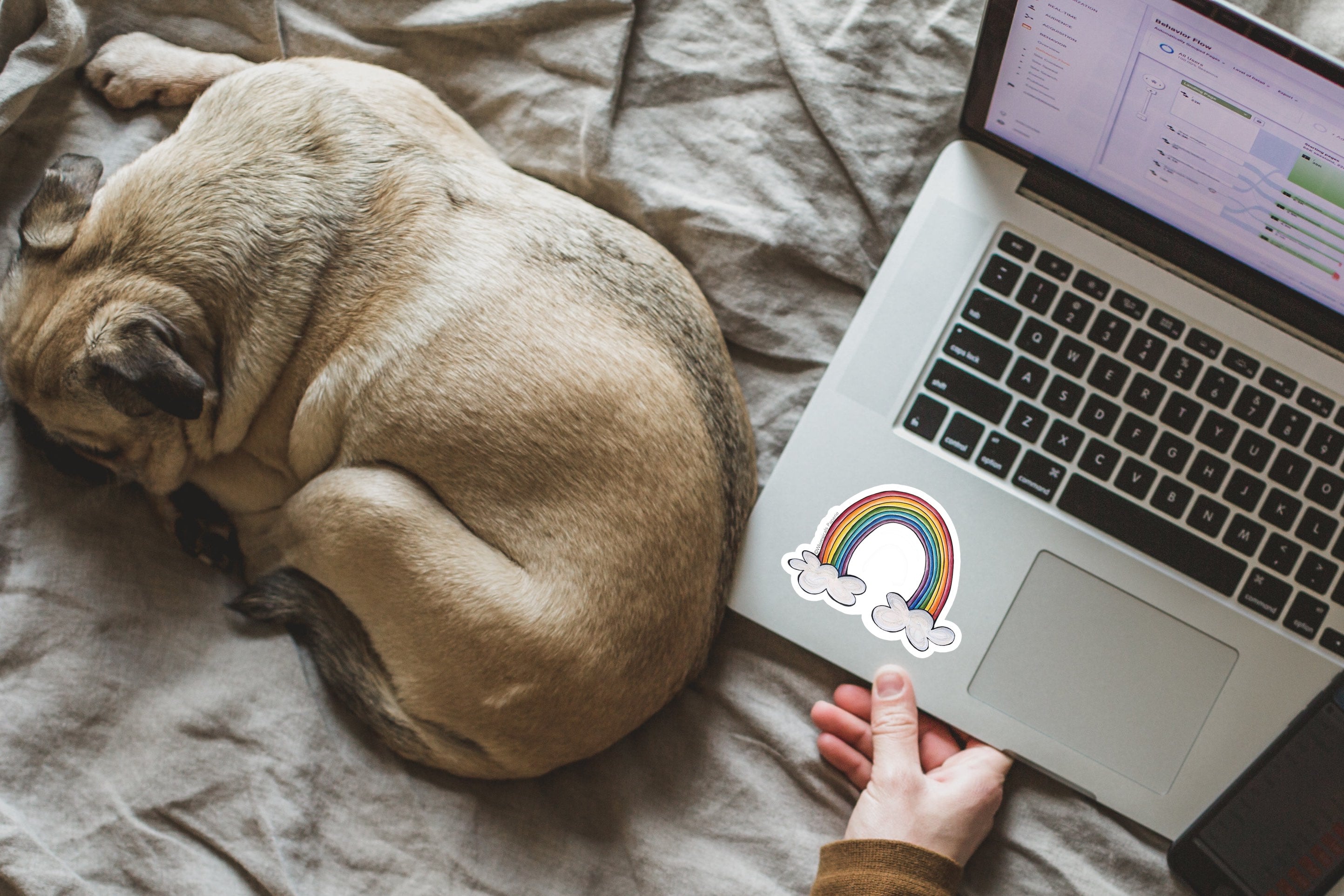 Rainbow Vinyl Sticker