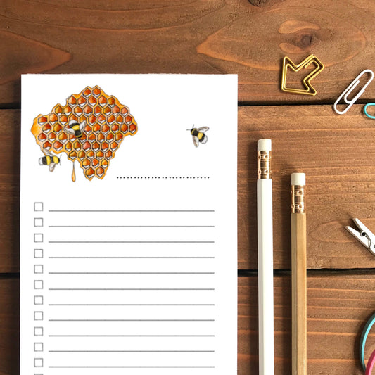 Bumblebee Magnetic To-Do List Notepad