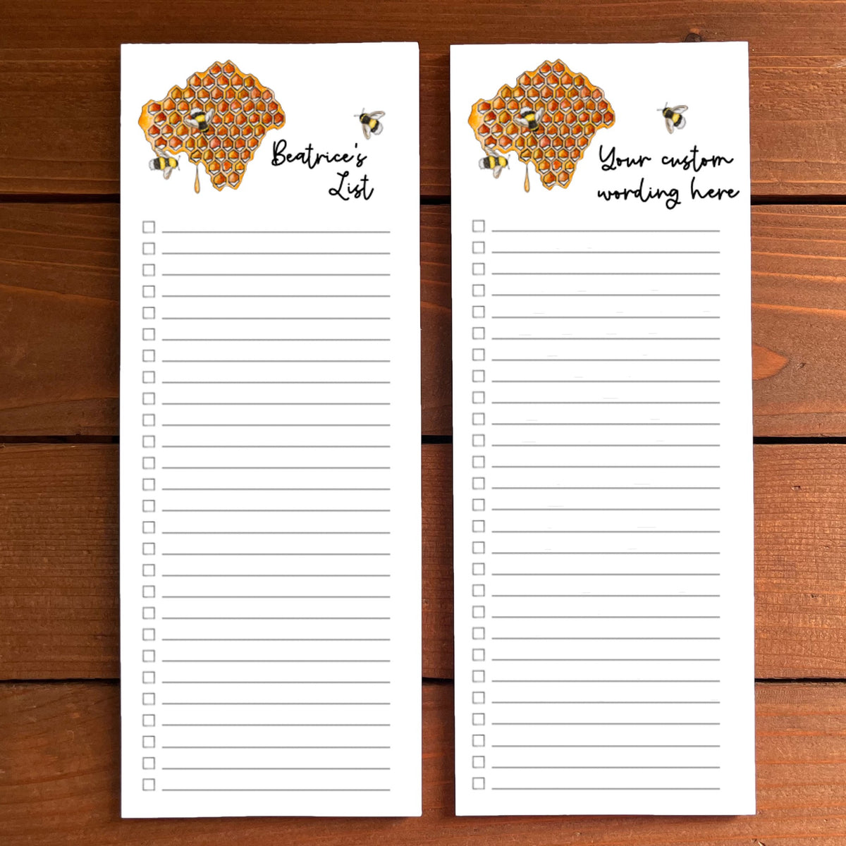 Bumblebee Personalized Magnetic To-Do List Notepad