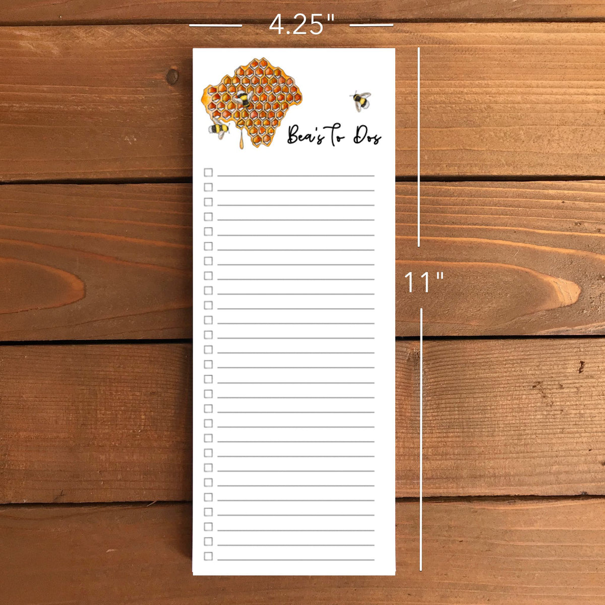 Bumblebee Personalized Magnetic To-Do List Notepad