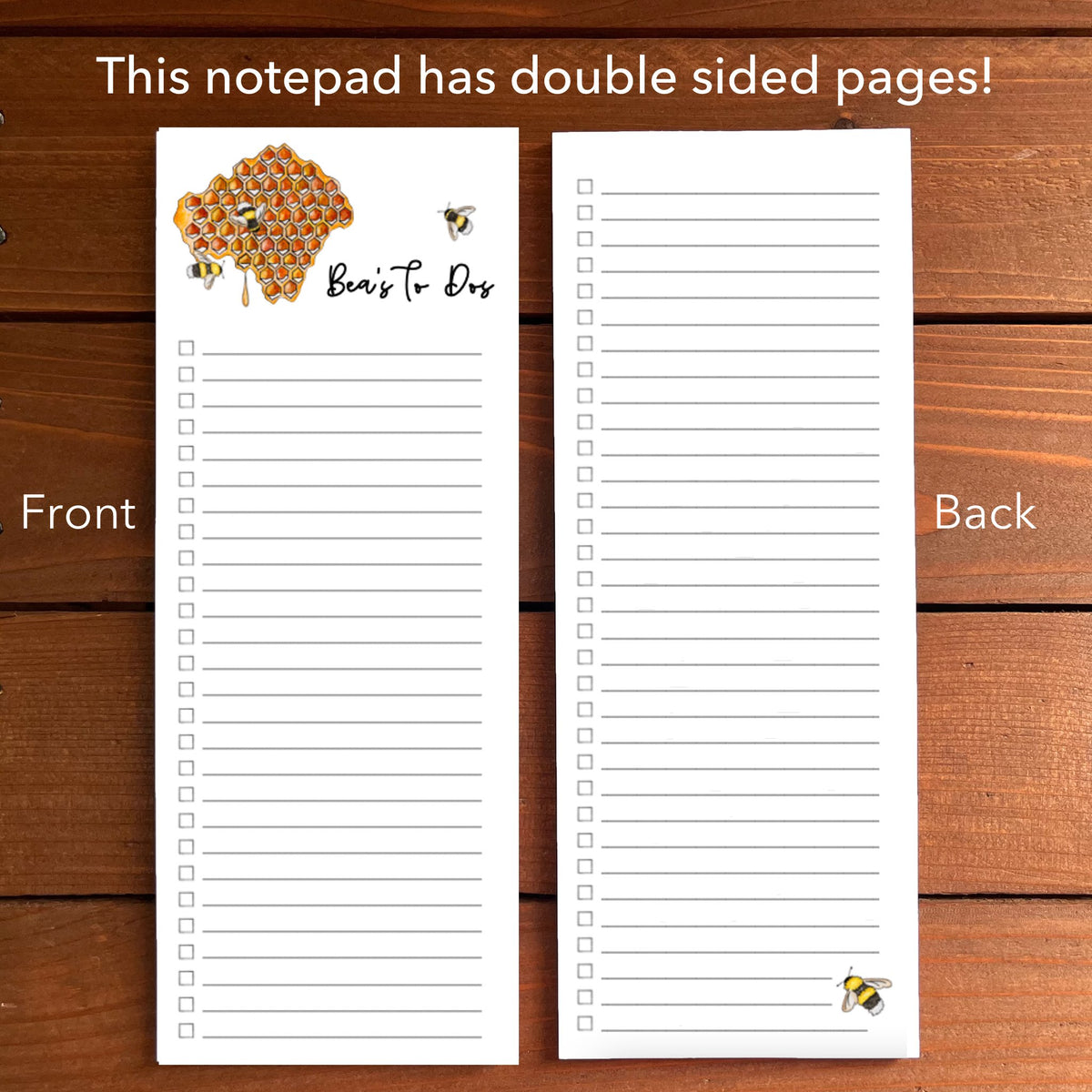 Bumblebee Personalized Magnetic To-Do List Notepad