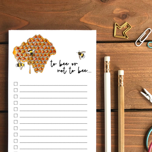 Bumblebee To Bee or Not To Bee Magnetic To-Do List Notepad