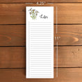 Load image into Gallery viewer, Daisies Personalized Magnetic To-Do List Notepad
