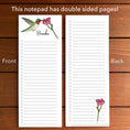 Load image into Gallery viewer, Hummingbird Personalized Magnetic To-Do List Notepad
