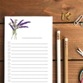 Load image into Gallery viewer, Lavender Magnetic To-Do List Notepad
