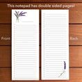 Load image into Gallery viewer, Lavender Magnetic To-Do List Notepad

