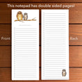 Load image into Gallery viewer, Owls Magnetic To-Do List Notepad

