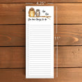 Load image into Gallery viewer, Owls Hoo Hoo Magnetic To-Do List Notepad
