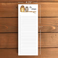 Load image into Gallery viewer, Owls Personalized Magnetic To-Do List Notepad
