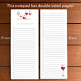 Load image into Gallery viewer, Wine Flight Magnetic To-Do List Notepad
